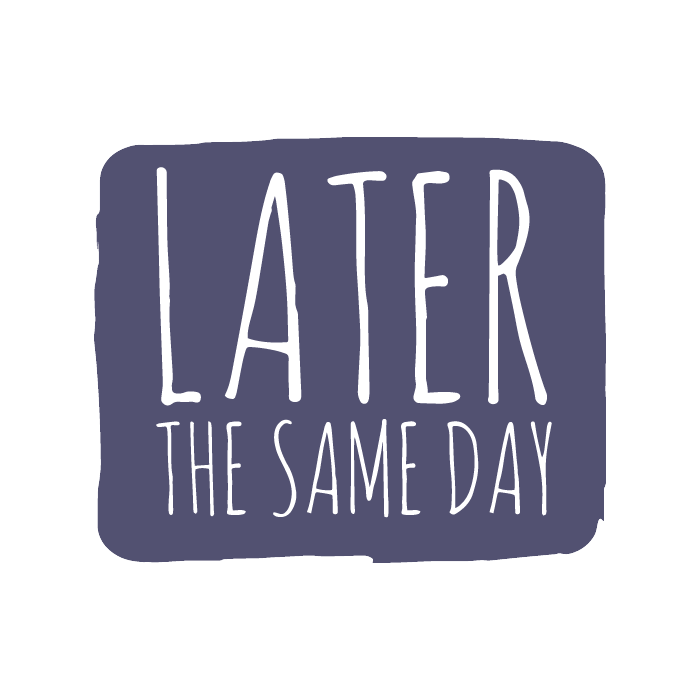 Later The Same Day Band Logo. Click for band Website